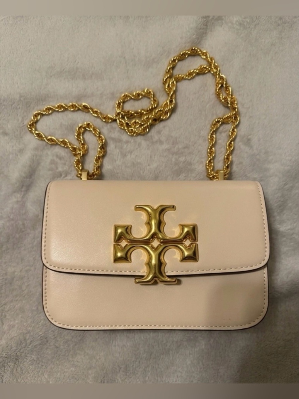 Tory Burch Fleming Small Convertible Shoulder Bag in Light Pink